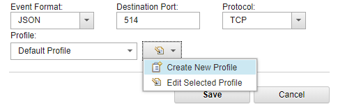 Configuring JSON format