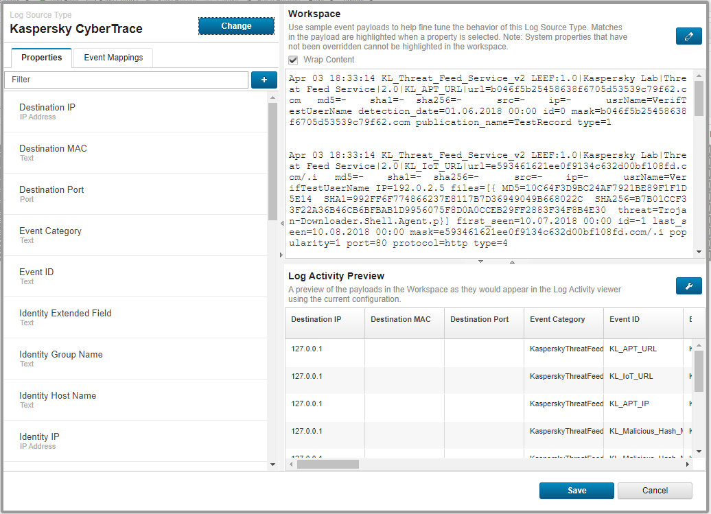 DSM Editor window