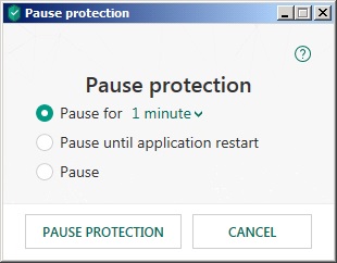 pause symantec endpoint protection