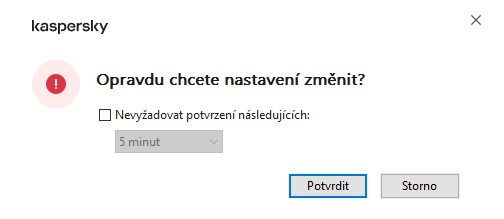Okno obsahuje pole pro zadání uživatelského jména a hesla. Uživatel si může vybrat časové období, během kterého aplikace nebude vyžadovat heslo.