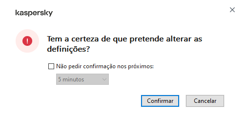 A janela contém campos para inserir o nome de utilizador e password. O utilizador pode selecionar um período durante o qual a aplicação não pede a password.