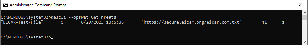 Fereastră Linie de comandă.
