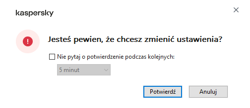 Okno zawiera pola do wpisania nazwy użytkownika i hasła. Użytkownik może wybrać okres czasu, w trakcie którego aplikacja nie będzie pytać o hasło.