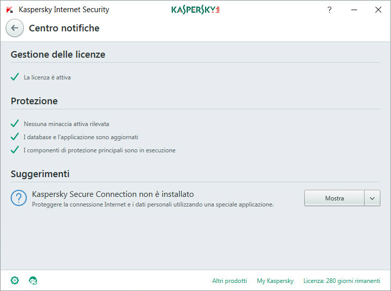 Notification Center window
