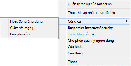 Context menu