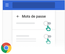 Affiche comment désactiver les fonctionnalités d'enregistrement et de saisie automatique des mots de passe intégrées au navigateur.