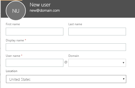 Informations sur le compte