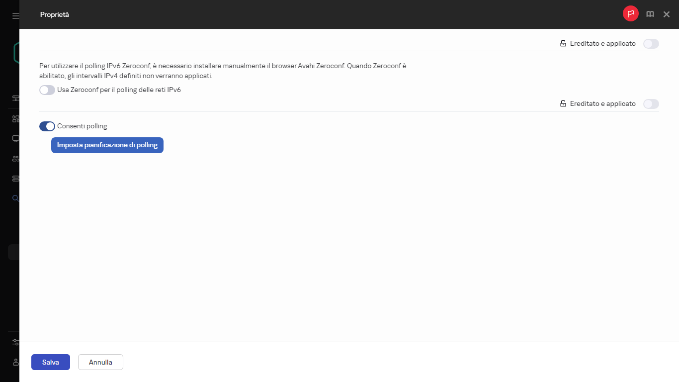Proprietà polling intervallo IP.