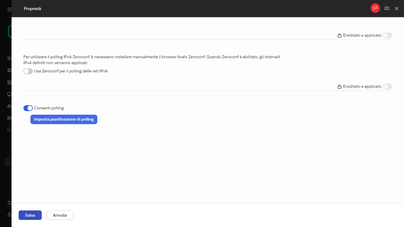 Proprietà polling intervallo IP.
