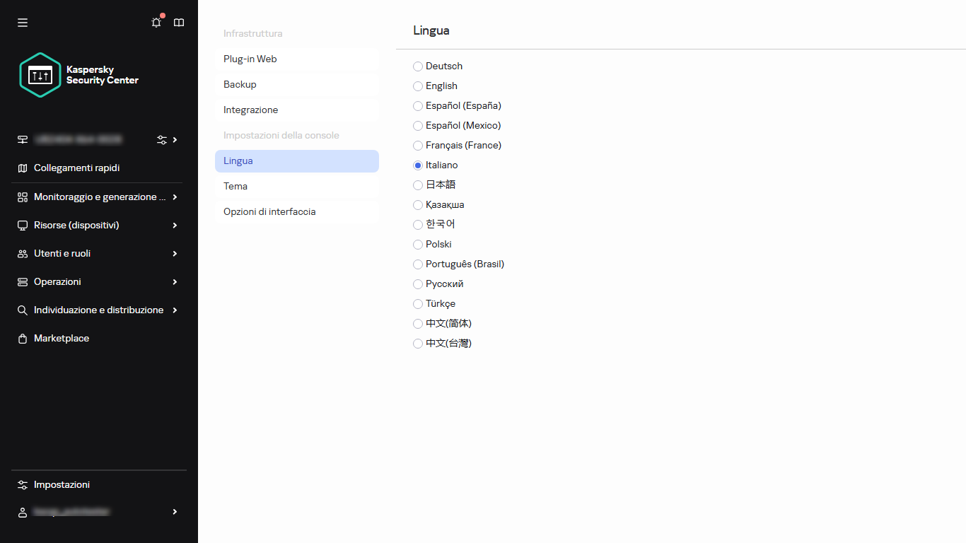 Modifica di una lingua.