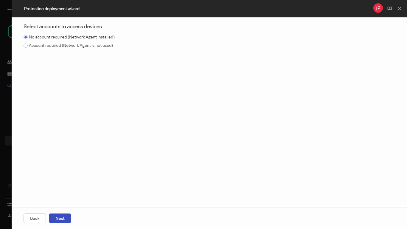 Wybieranie kont w celu uzyskania dostępu do urządzeń.