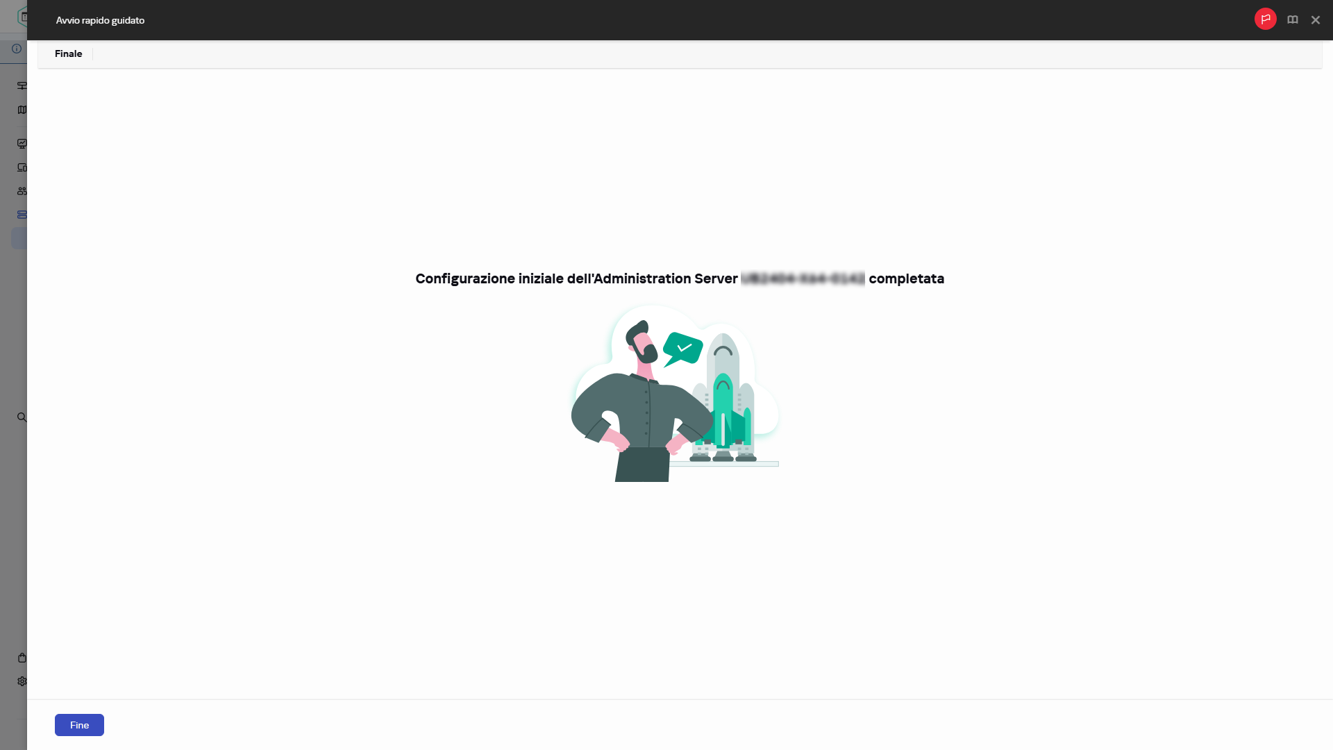 Жылдам іске қосу шеберінің соңғы қадамының экран суреті.