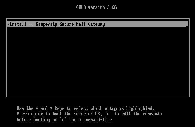 The screenshot shows the KSMG installation selection window.