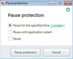 Pausing protection