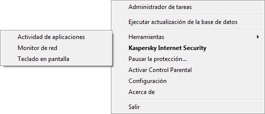 Menú contextual