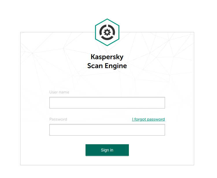 Login form.