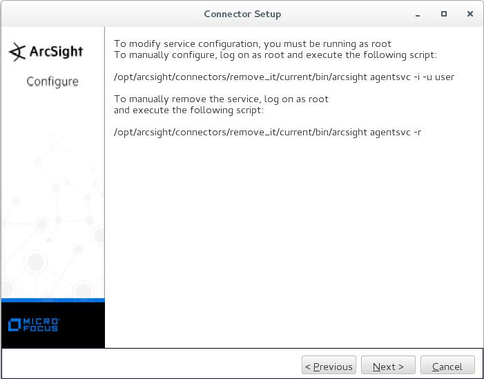 ArcSight のユーザー権限に関する警告。