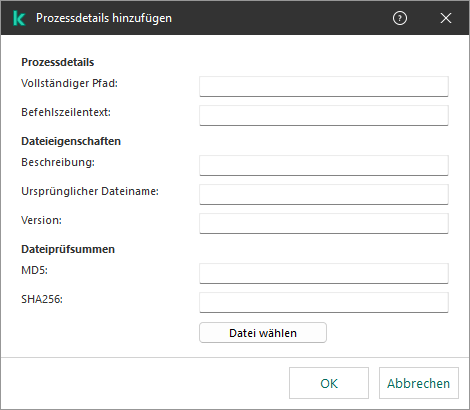 Fenster für EDR-Telemetrie-Ausnahmen
