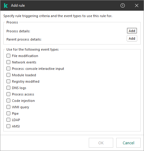 EDR telemetry exclusion window.