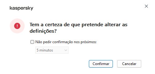 A janela contém campos para inserir o nome de utilizador e password. O utilizador pode selecionar um período durante o qual a aplicação não pede a password.