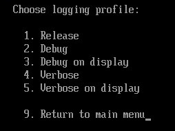 Authentication Agent trace levels.