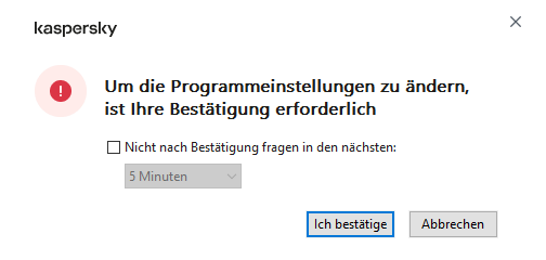 Das Fenster enthält Felder zur Eingabe des Benutzernamens und des Kennworts. Der Benutzer kann auswählen, für welchen Zeitraum die App das Kennwort nicht abfragen soll.