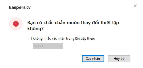 Cửa sổ chứa các trường để nhập tên người dùng và mật khẩu. Người dùng có thể chọn khoảng thời gian mà ứng dụng không nhắc nhập mật khẩu.