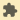 Symbol in Form eines Puzzleteils