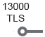 A port and its number are located above the line that indicates the connection between a Kaspersky Security Center component and a managed security application.