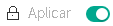 Ícono con un candado cerrado y un interruptor activado con el texto "Aplicar".