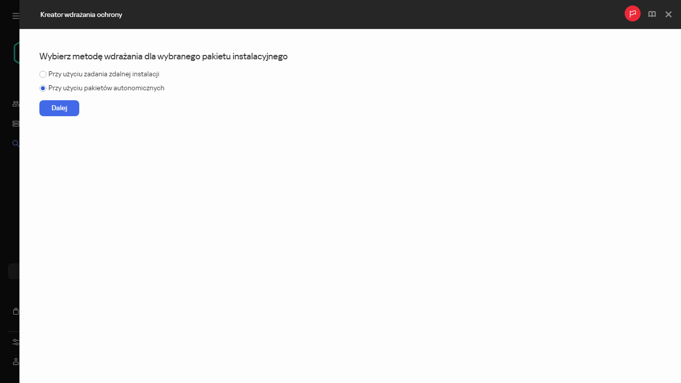 Wybieranie metody wdrożenia pakietu instalacyjnego