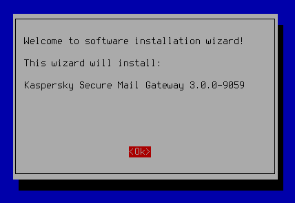 На скриншоте показано приветственное окно мастера установки.