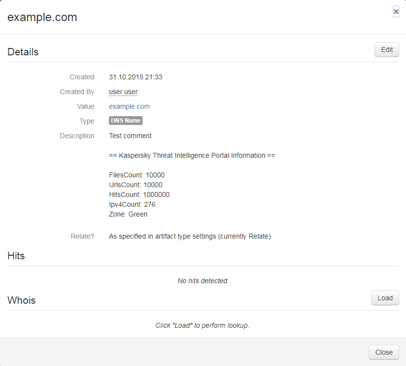 Enriched description