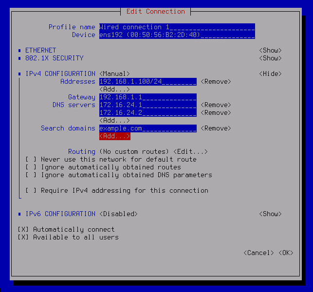 The screenshot shows an example of entering a domain name that you want to search for.