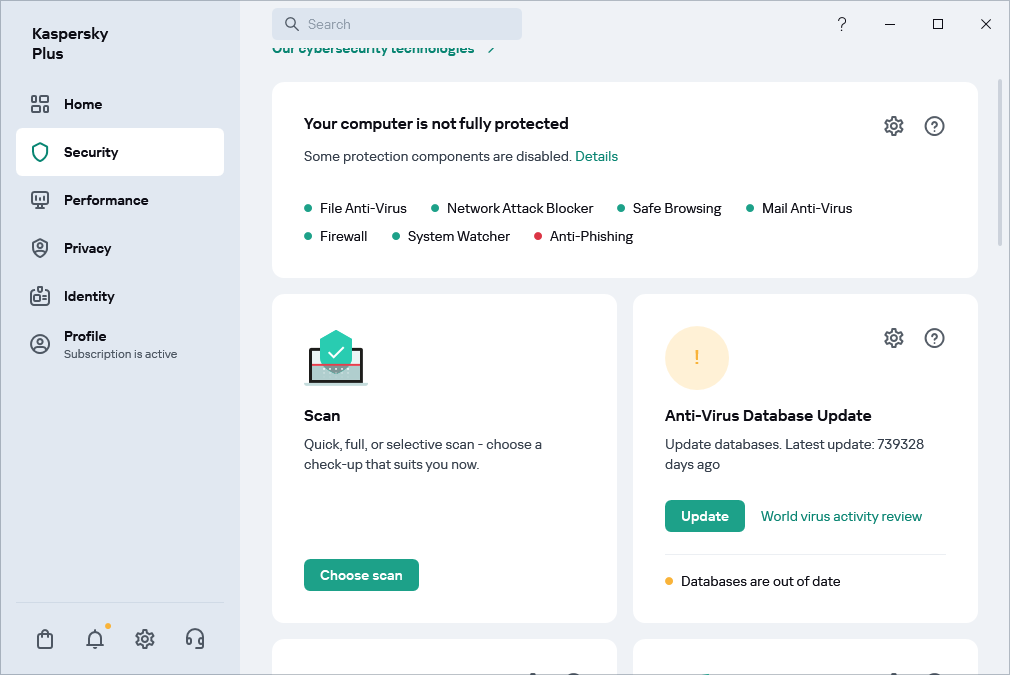 Anti-Virus Database Update