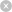 A pictogram of a white cross inside a gray circle.