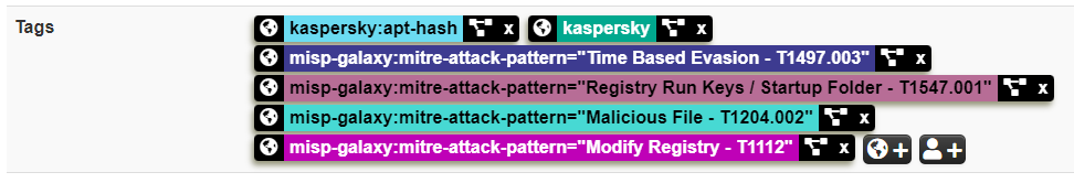 misp_mitre_tags_on_event_page