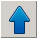 The icon of an upward-directed blue arrow.