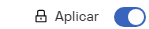 El icono de un candado cerrado y un interruptor activado con el texto "Imponer".