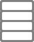 Four rectangles with rounded corners are arranged vertically on top of each other.