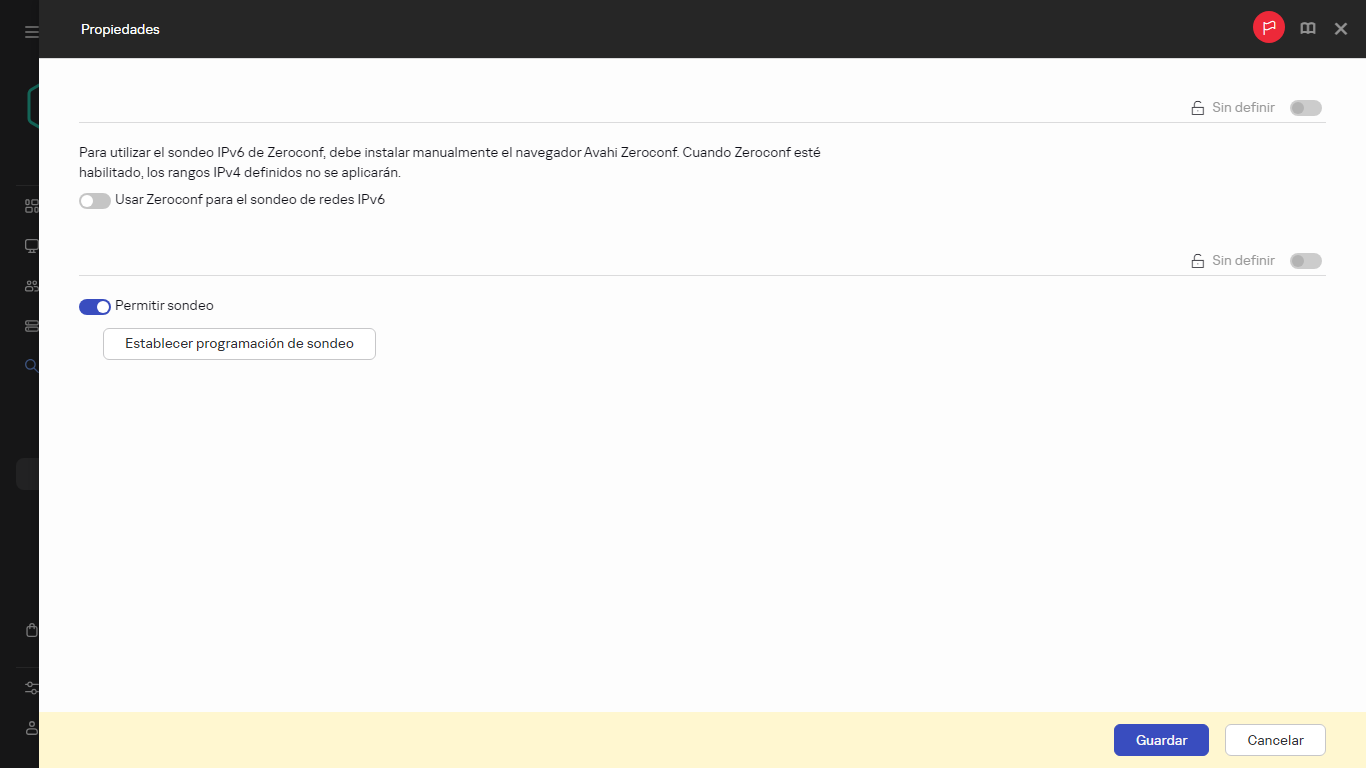 Propiedades del sondeo de intervalos IP.