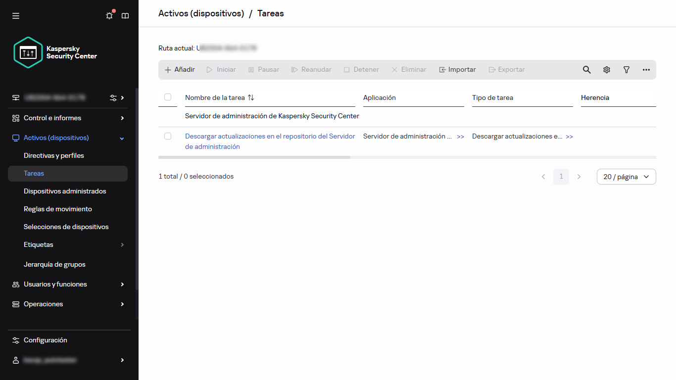 Iniciar una tarea manualmente.