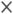 Kreuz-Symbol.