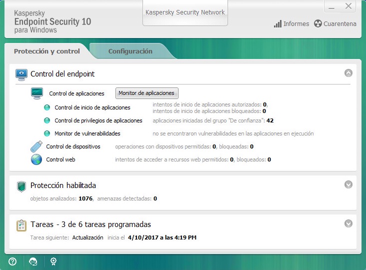 Protección y control