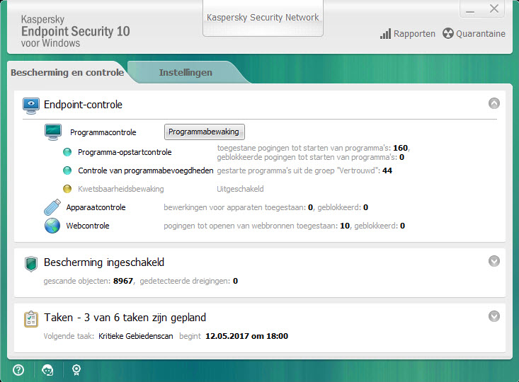 Bescherming en controle