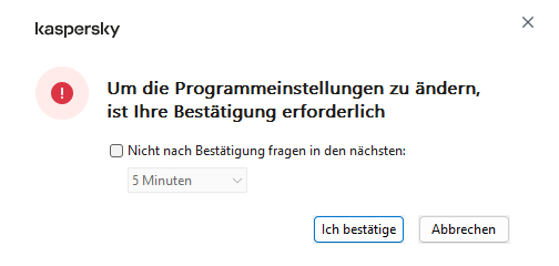 Das Fenster enthält Felder zur Eingabe des Benutzernamens und des Kennworts. Der Benutzer kann auswählen, für welchen Zeitraum die App das Kennwort nicht abfragen soll.