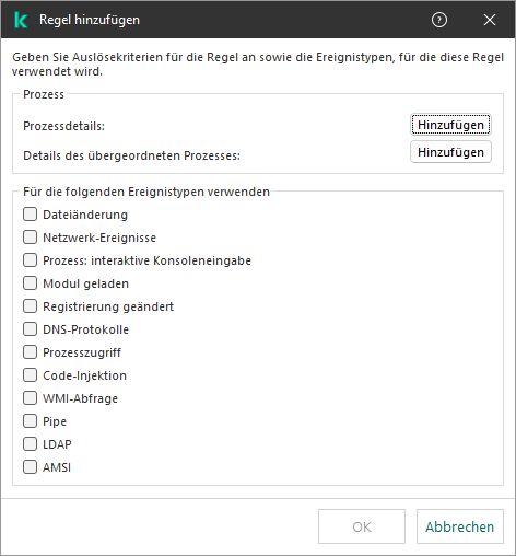 Fenster für EDR-Telemetrie-Ausnahmen