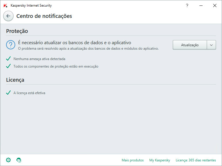 Notification Center window