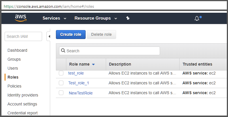 Rôle IAM dans AWS