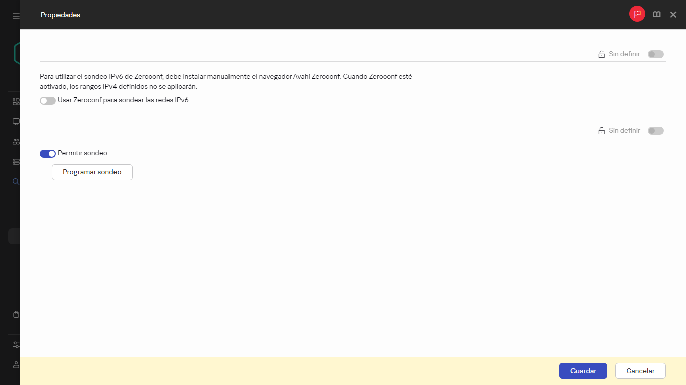 Propiedades del sondeo de intervalos IP.
